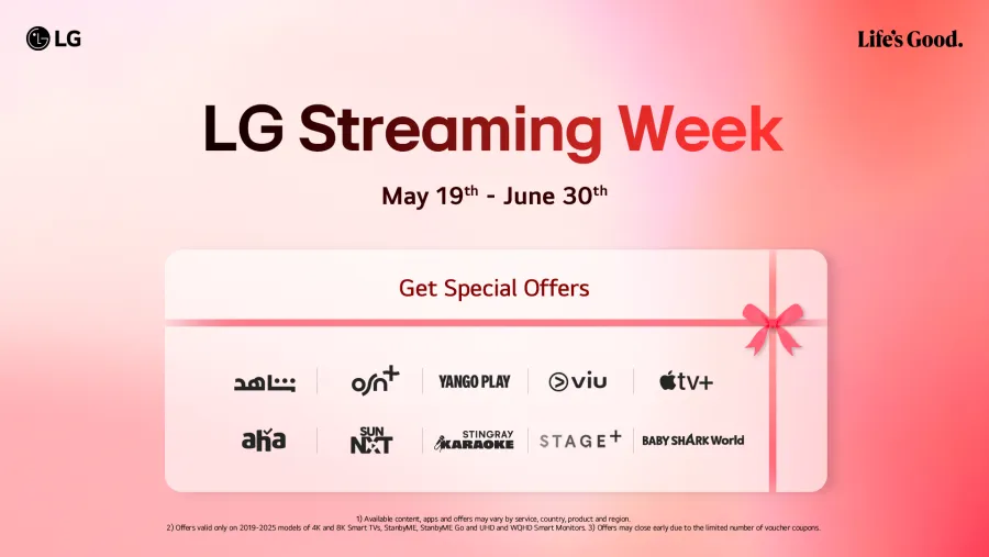LG Streaming Week Brings Exceptional Deals For UAE Customers