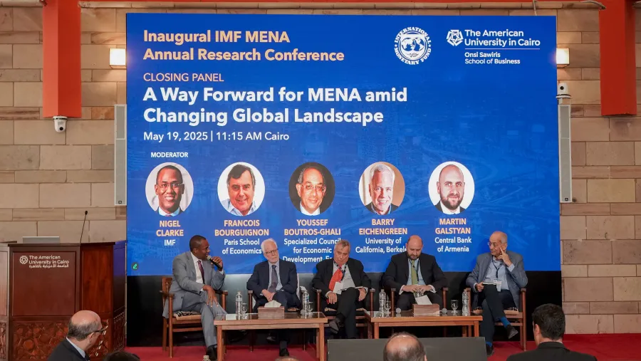 The Imf and Auc Wrap Up First Mena Economic Research Conference: Steering Macroeconomic and Structural Policies in a Shifting Global Economic Landscape