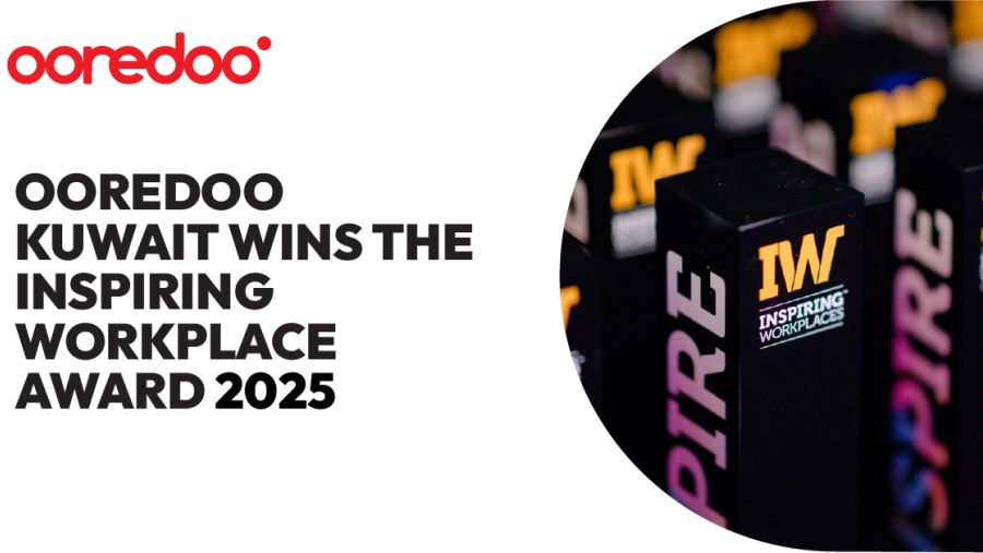 Ooredoo Kuwait Wins "Most Inspiring Workplace" Award in MENA for 2025