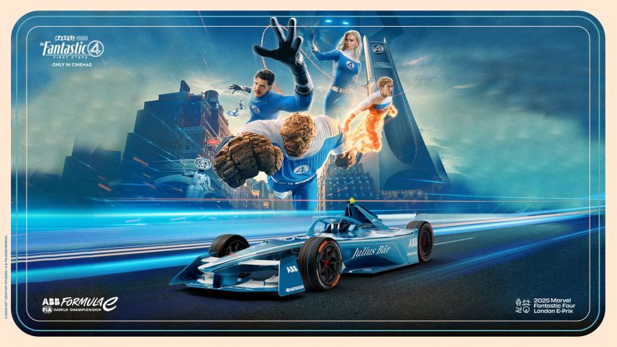 Formula E Unites With Marvel Studios’ ‘the F antastic Four: First Steps' for the 2025 Marvel Fantastic Four London E-prix