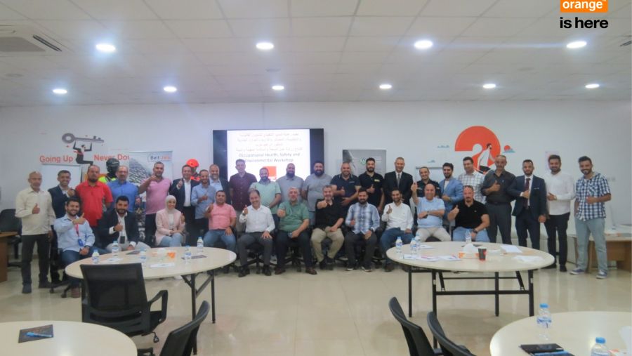 32 Companies Join Orange Jordan Workshop on Safe, Sustainable Work Environment