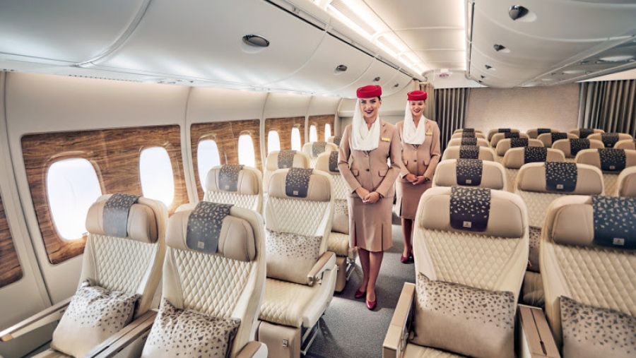 Emirates layers on more of its latest onboard product, including Premium Economy in four cities