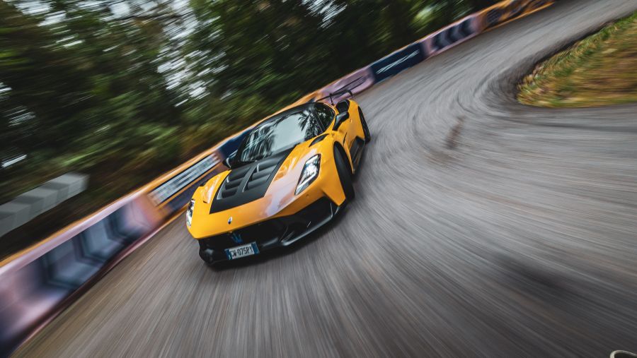 Maserati GT2 Stradale captivates Crowd at “TUTTO BENE Hillclimb”