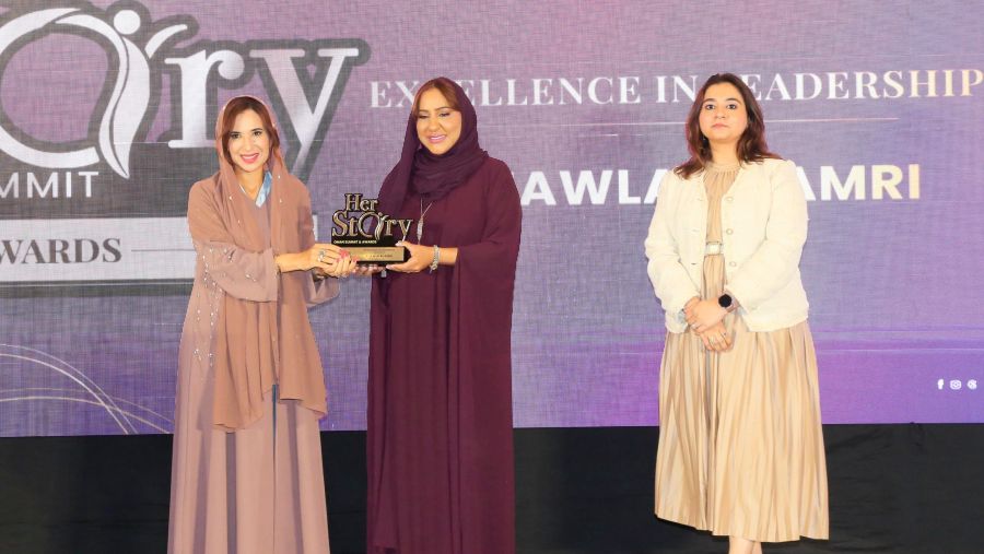 Leading with Purpose: Khawla Al Amri Wins HerStory Award for Excellence in Leadership