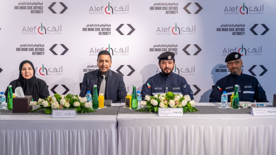In collaboration with Alef Education, Abu Dhabi Civil Defence Authority launches 2nd phase of Bader Educational Awareness Project to enhance school safety