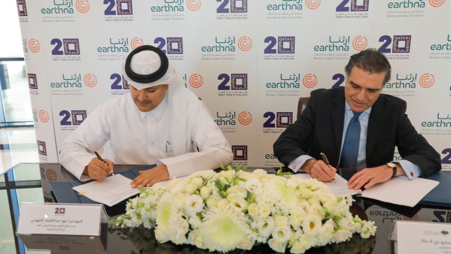 Qatar Foundation’s Earthna and Qatari Diar Sign MoU to Advance the Arid Cities Network