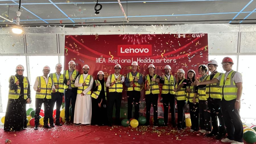 Lenovo Begins Build-Out of MEA Regional Headquarters at Riyadh’s Majdoul Tower