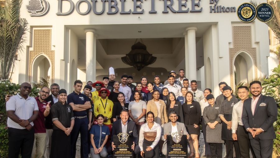 DoubleTree by Hilton Resort & Spa Marjan Island Secures Two Prestigious Accolades at the Haute Grandeur Global Awards 2025