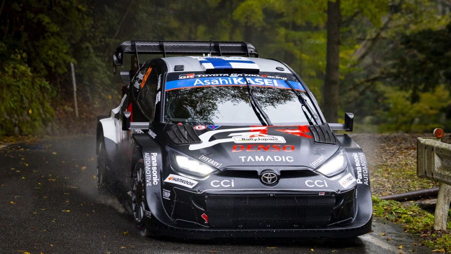 TOYOTA GAZOO Racing Clinches Stunning 1-2-3 Finish at Rally Japan