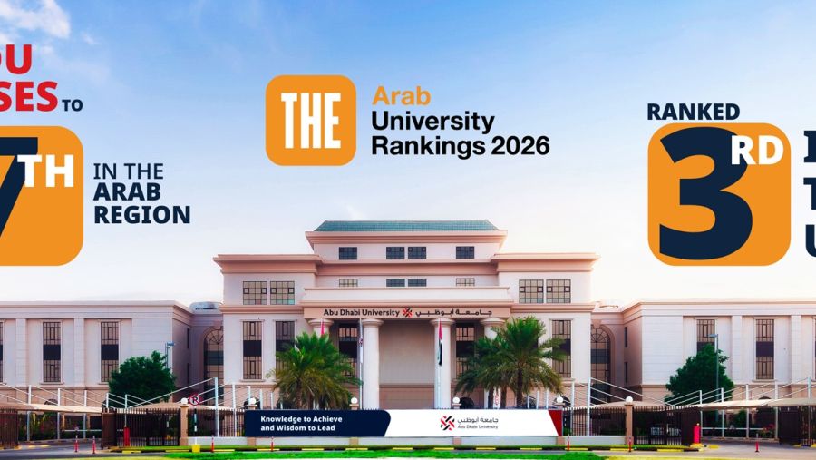 Abu Dhabi University Climbs Seven Places in THE Arab University Rankings 2026