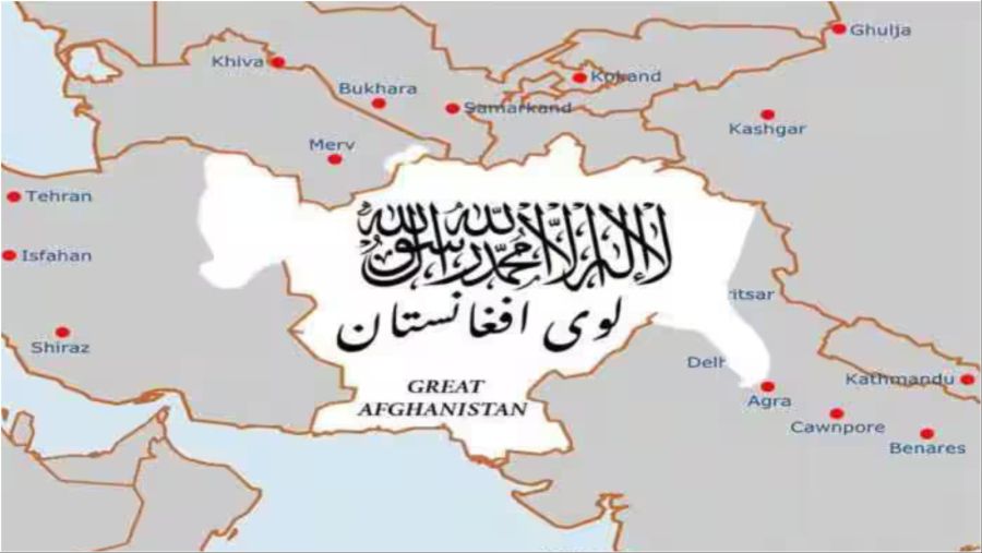 Greater Afghanistan map