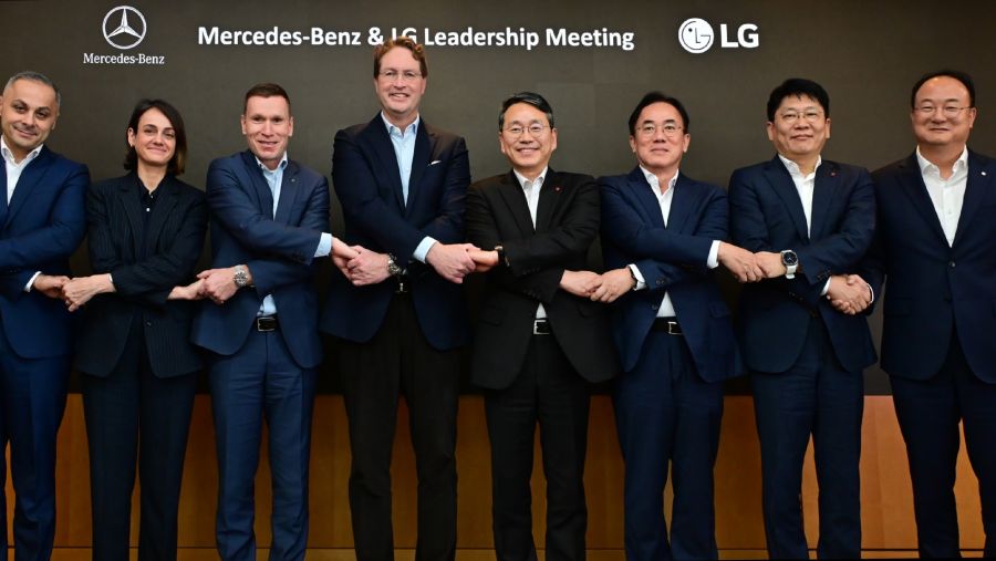 LG and Mercedes-benz Discuss Expanding “one Lg Solution” Collaboration
