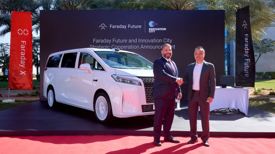 Faraday Future Middle East Signs Strategic Cooperation MOU with RAK Digital Assets Oasis and Holds FX Super One Delivery Ceremony