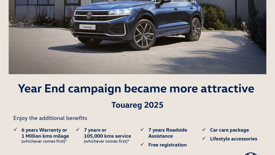 Volkswagen Oman introduces exceptional end-of-year benefits on Teramont and Touareg