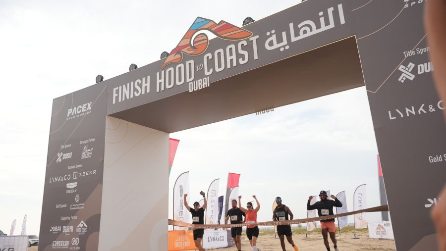 Hood to Coast Dubai 2026 makes history: Over 800 runners from 35+ nationalities unite for a 100 km relay across Al Marmoom