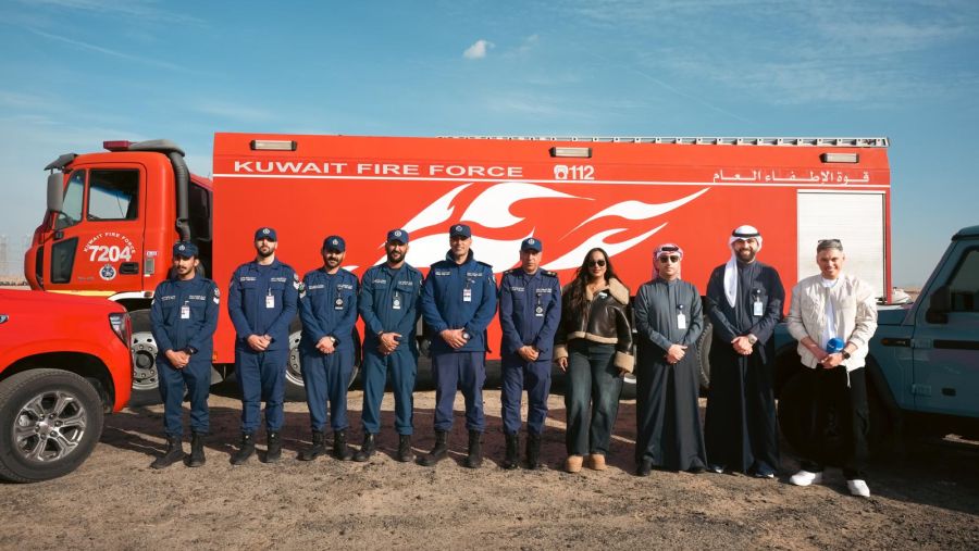Burgan Bank and Kuwait Fire Force Launch a Safety Awareness Campaign During Camping Season