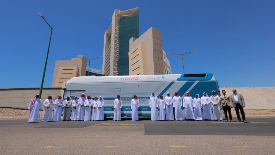 Abdul Latif Jameel Motors and Toyota Motor Corporation Launch Public Hydrogen Bus Trial in Yanbu