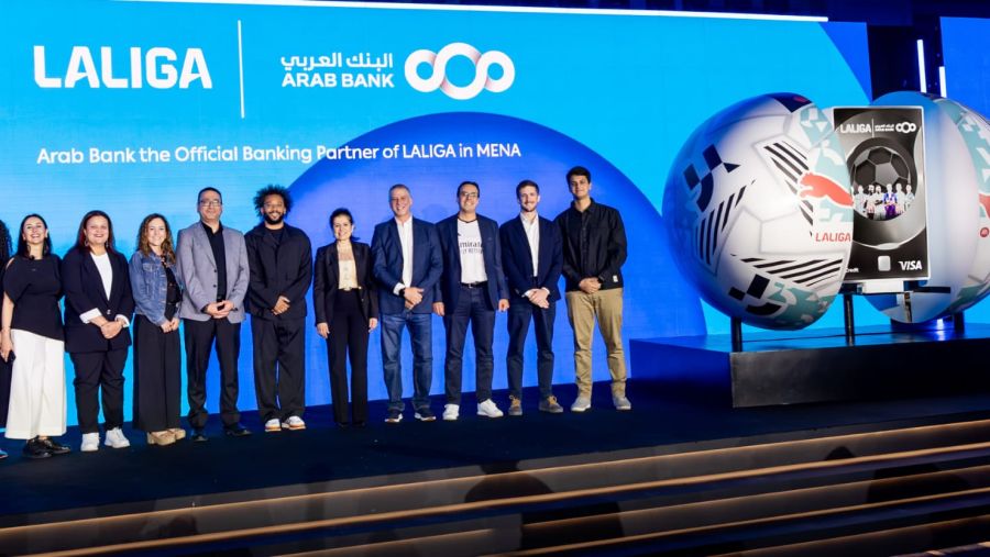 البنك العربي و(لاليغا) يطلقان بطاقة فيزا ائتمانية مشتركة بحضور نجم كرة القدم العالمي "مارسيلو"