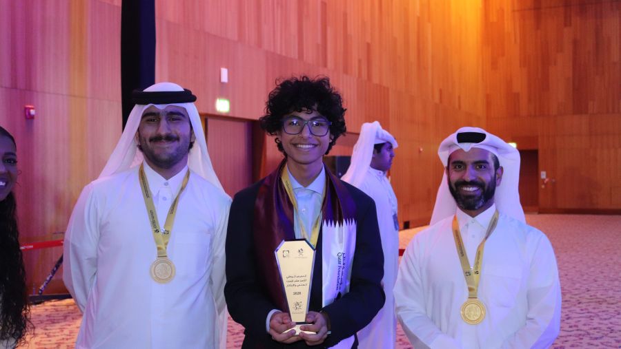 طلاب مؤسسة قطر يحصدون المركز الأول ويؤكدون ريادتهم في البحث والابتكار