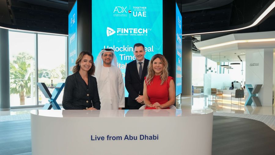 Abu Dhabi Securities Exchange and Fintech.tv Launch Mena Region’s First Global Financial News Studio Inside a Stock Exchange