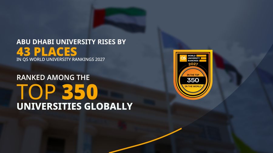 Abu Dhabi University Advances 43 Places to Rank 348th Globally in QS World University Rankings 2027