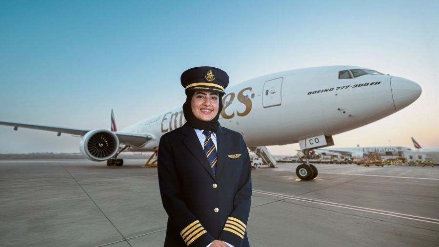 Emirates promotes its first Emirati female captains, inspiring the next generation of women in aviation