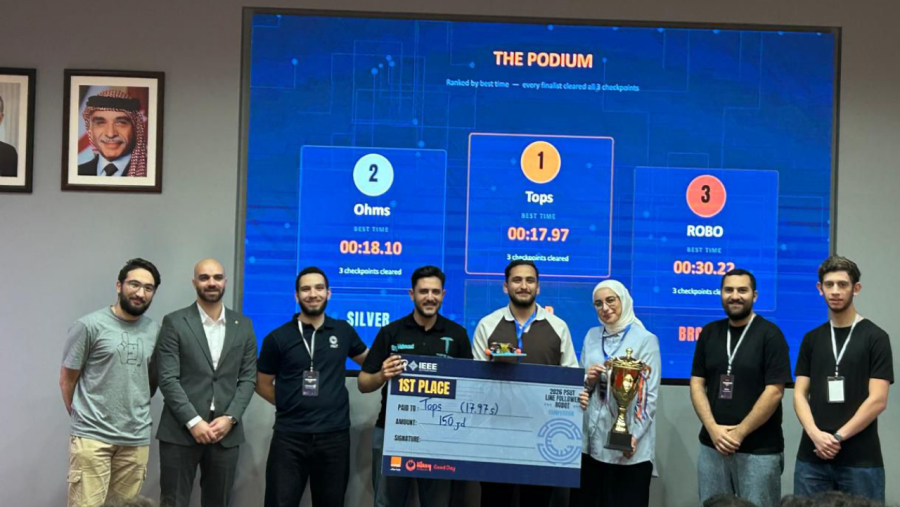 Orange Jordan Sponsors PSUT’s “Robots Line Follower” Event for Smart Solutions