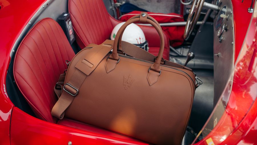 Maserati and Poltrona Frau In Motion present: Maserati Weekend Bag