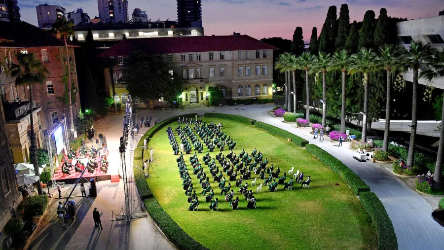 AUB holds commencement ceremonies for graduates in the Faculties of nursing, medicine, and health sciences where all safety regulations were applied 