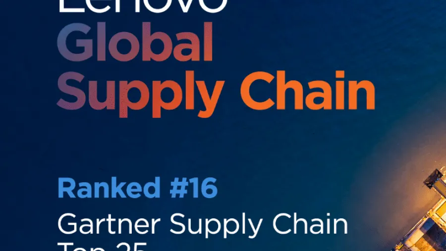 Lenovo Ranked #16 in Gartner’s 2021 Top 25 Global Supply Chain