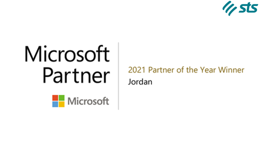 STS Recognized As the Winner of 2021 Microsoft Partner of the Year for Jordan