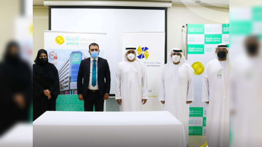 Ajman Centre for Social Responsibility Signs Memorandum of Understanding with Amina Hospital