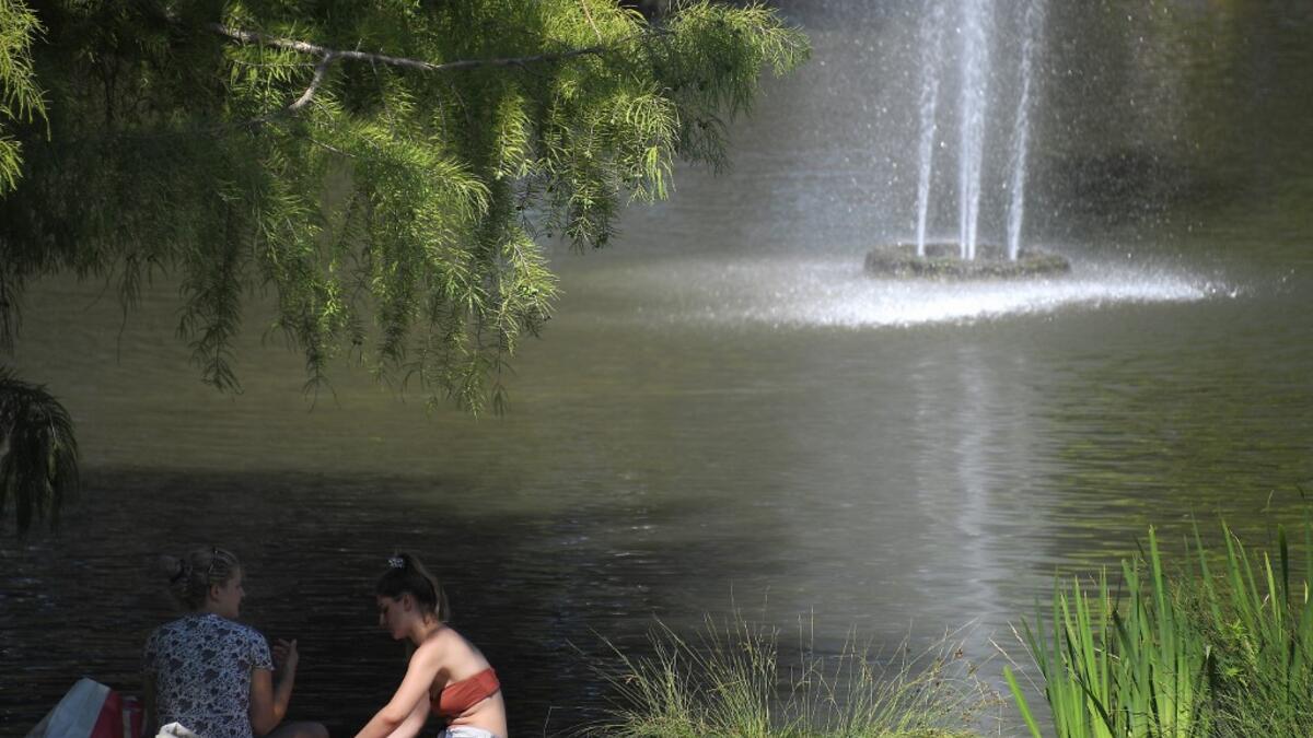 Forecasters predicted new temperatures highs in a string of countries, including Belgium, Luxembourg and the Netherlands, where the mercury is set to reach 40 degrees Celsius (104 Fahrenheit) for the first time on July 23, 2019. FREDERICK FLORIN / AFP