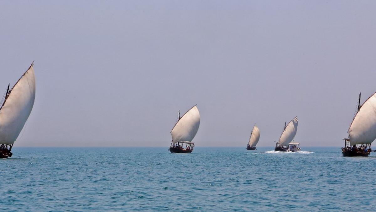 Pearl-diving trips are held annually under the patronage of the Kuwaiti emir in order to keep alive traditions that accompanied the once important national trade of pearl diving, prior to the discovery of oil. Yasser Al-Zayyat / AFP