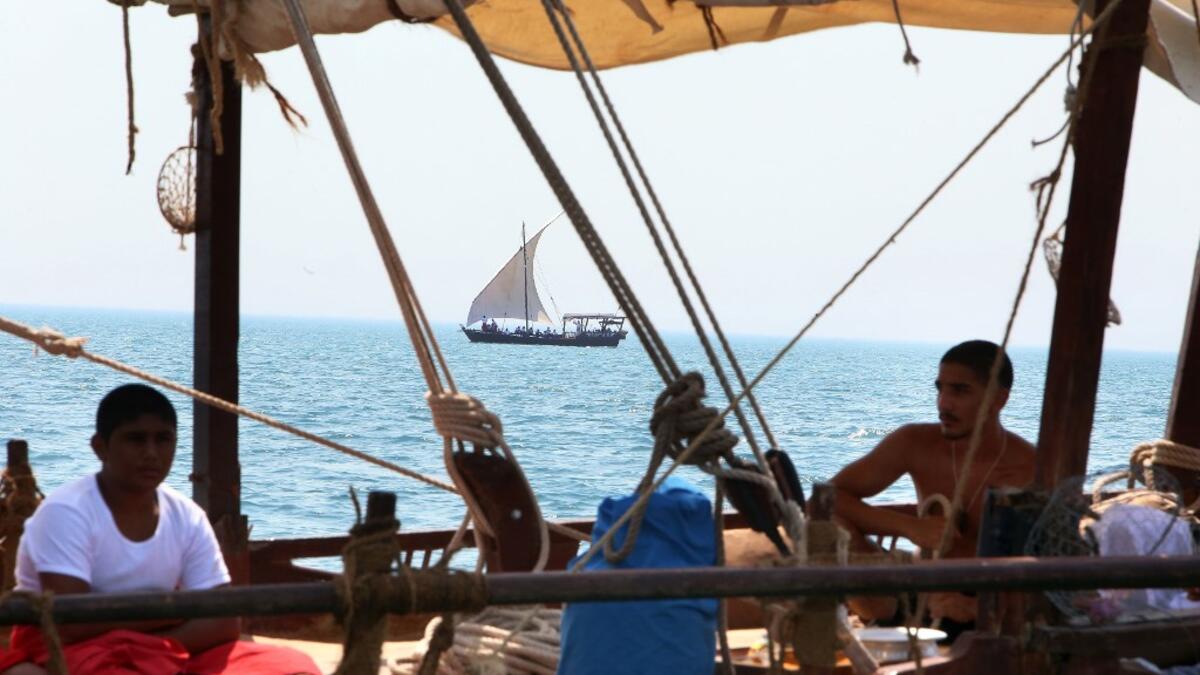 Pearl-diving trips are held annually under the patronage of the Kuwaiti emir in order to keep alive traditions that accompanied the once important national trade of pearl diving, prior to the discovery of oil. Yasser Al-Zayyat / AFP