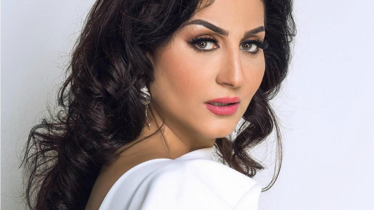 Wafa Amer hid her marriage from producer Mohamed Fawzi for some time Source wafaa3amerofficial Instagram