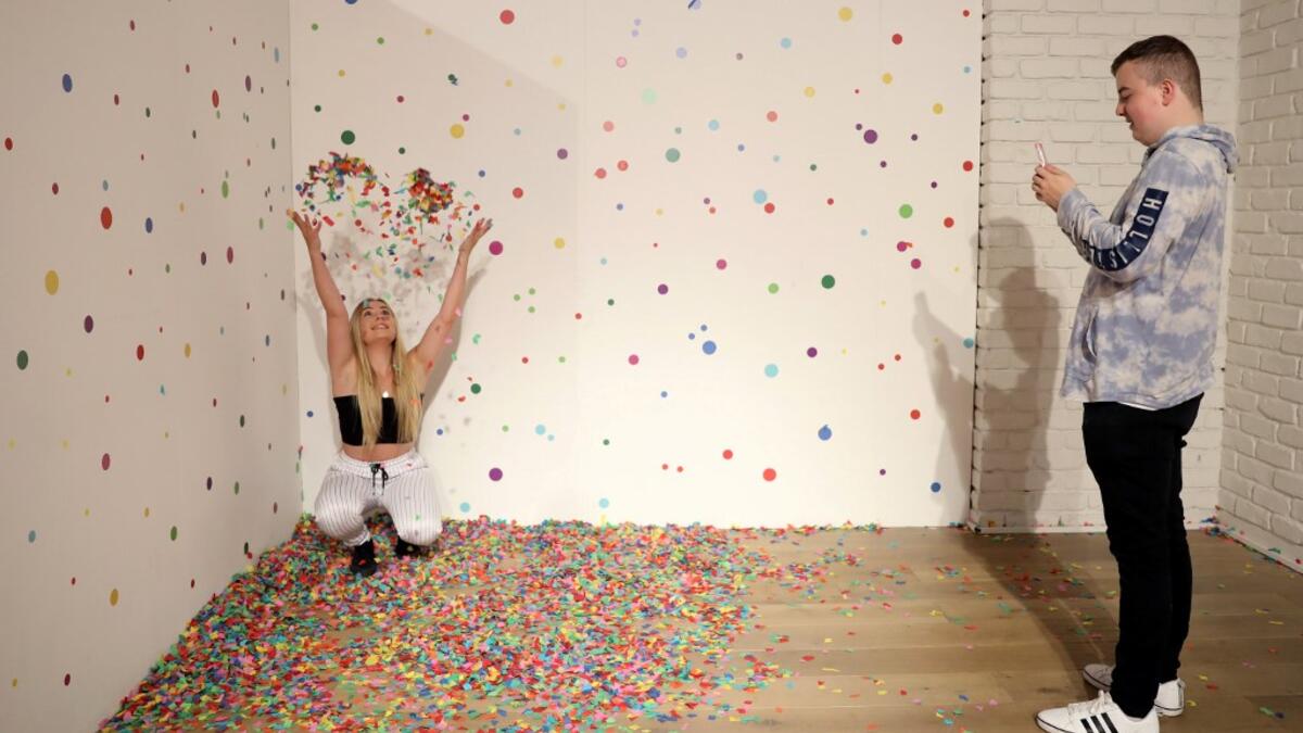 The Selfie Factory - the brainchild of Will Bower -- is near the end of its six-week run at Westfield London, one of Europe's biggest shopping centres. In that time, thousands have passed through the 20-odd themed booths and backdrops for quirky images to upload on their social media. Isabel INFANTES / AFP