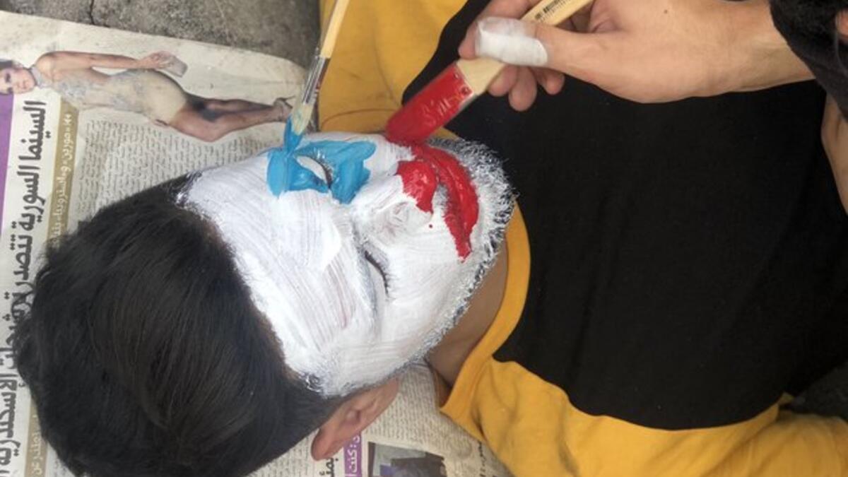 Joker is going down in history because Chileans were so inspired by the movie to protest their government as the Joker (Twitter)