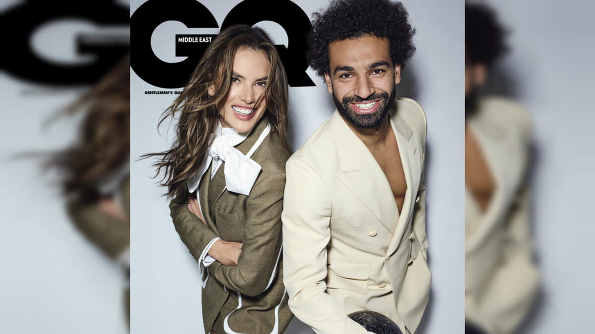 GQ’s Man of The Year 2019 Mohamed Salah With Brazilian Model Alessandra Ambrosio