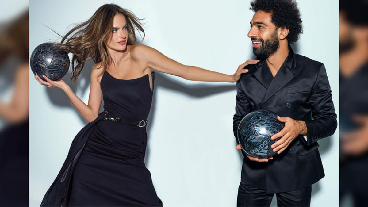 GQ’s Man of The Year 2019 Mohamed Salah With Brazilian Model Alessandra Ambrosio