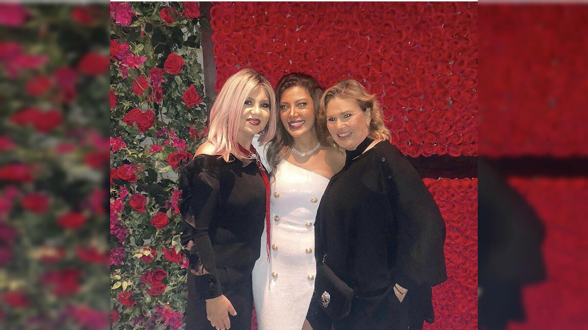 Egyptian actress Riham Hagag & Mohammad Halawa (ex husband of actress Yasmine Abdelaziz)