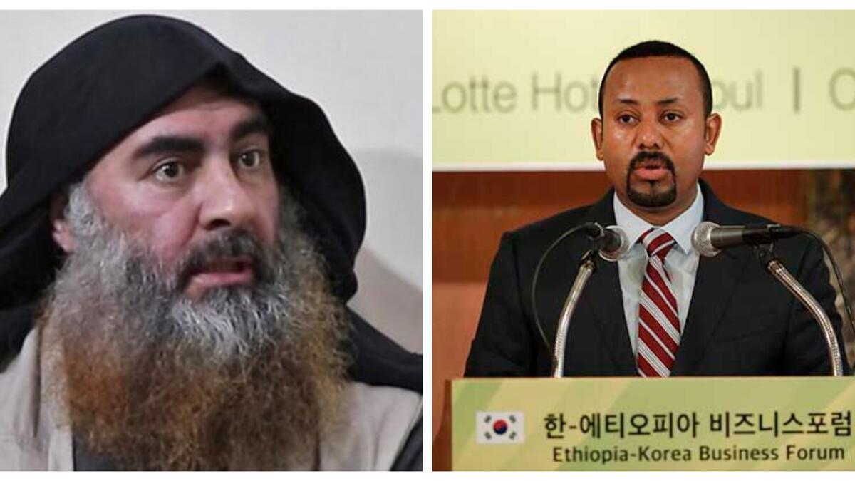 أكتوبر: منح رئيس الوزراء الإثيوبي أبي أحمد على جائزة نوبل للسلام تقديرًا لجهوده الرامية إلى تحقيق السلام والتعاون الدولي. نشر الجيش الأمريكي مقطعا مسجلا يظهر الصور الأولى للغارة التي قتل فيها زعيم تنظيم الدولة الإسلامية أبو بكر البغدادي.