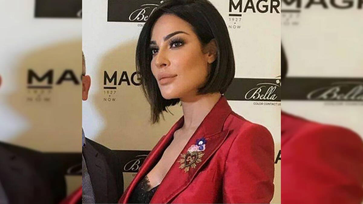 Lebanese actress Nadine Njeim