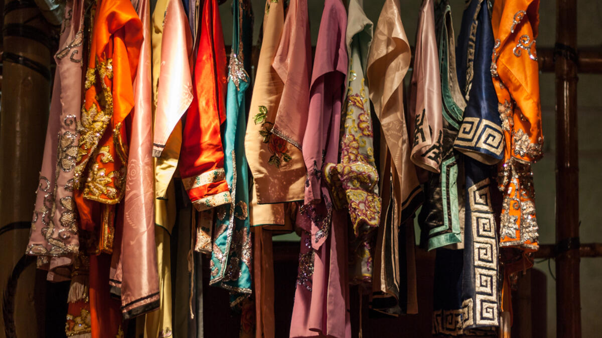 Collection of Chinese opera costumes (Shutterstock)