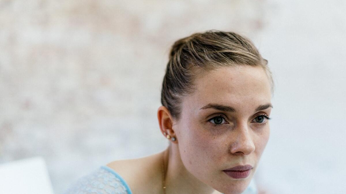 Dancer Alexandra Kirshina rehearses on pointes made at Grishko company especially for her in Moscow on February 25, 2020. Born in the chaos of the collapse of the Soviet Union, the Grishko family business has emerged among the top makers in the world of dance shoes, notably classic ballet pointe shoes, worn on the world's great stages. Dimitar DILKOFF / AFP