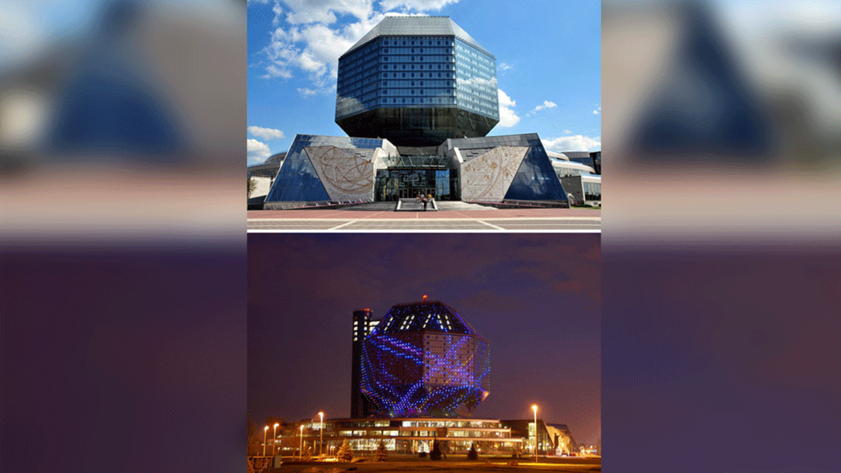 8. مكتبة بيلاروسيا الوطنية ، مينسك ، روسيا البيضاء