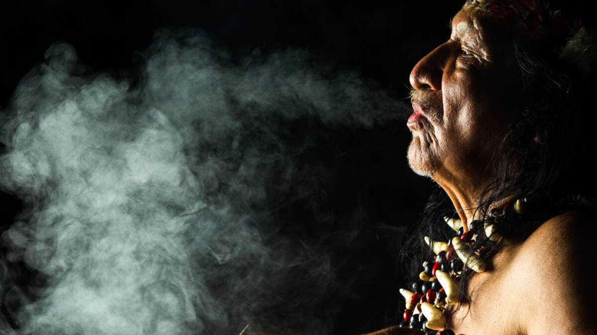 Sorcerer In Ecuadorian Amazonia (Shutterstock)