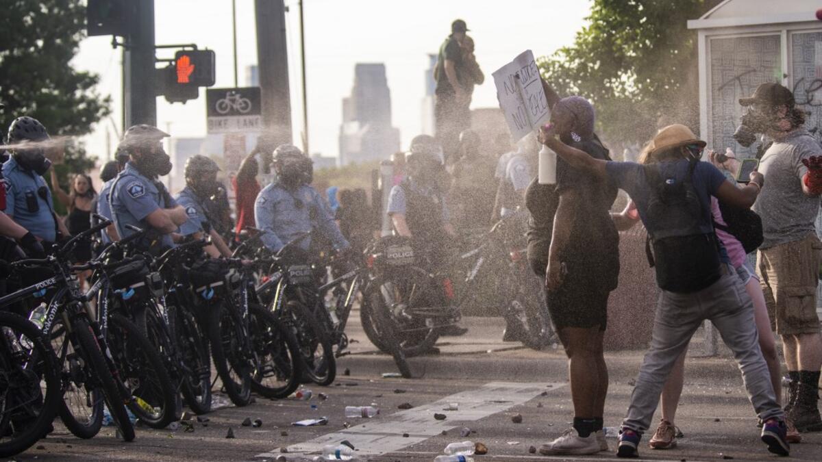 Floyd was later pronounced dead while in police custody after being transported to Hennepin County Medical Center. Stephen Maturen/Getty Images/AFP