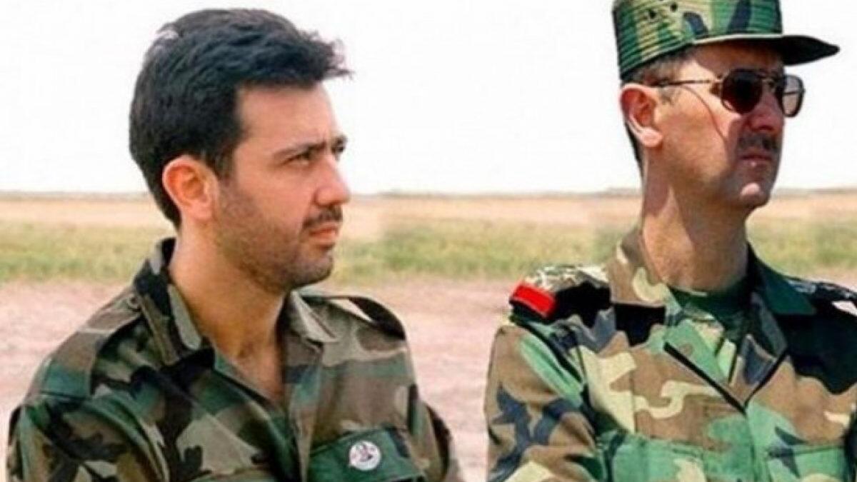 ماهر الأسد وزوجته منال الأسد: لواء الركن في الجيش العربي السوري، قائد الفرقة الرابعة في الجيش، شقيق الرئيس بشار الأسد.