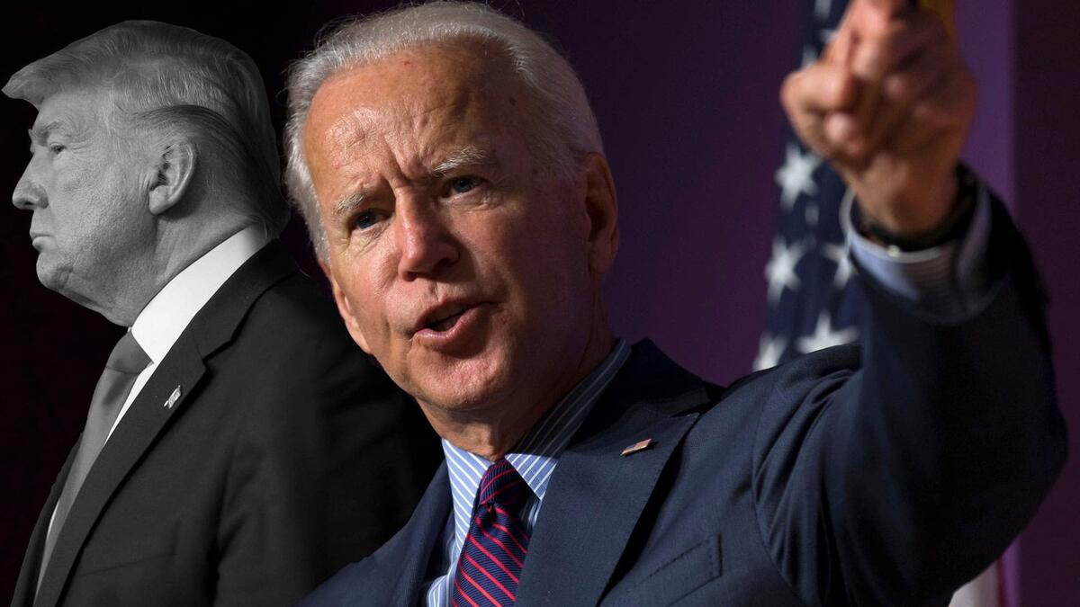 في مقطع فيديو لا يتجاوز الدقيقتين، ردد "بايدن" الحديث النبوي الشريف: "من رأى منكرًا فليغيره بيده، وإن لم يستطع فبلسانه، وإن لم يستطع فبقلبه"، في إشارة إلى أن المنكر الذي يواجههم هو وجود الرئيس "ترمب"، حاثًا المسلمين على التصويت له.